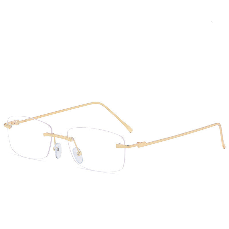 Rimless Cut-Edge Ocean Lens Sunglasses