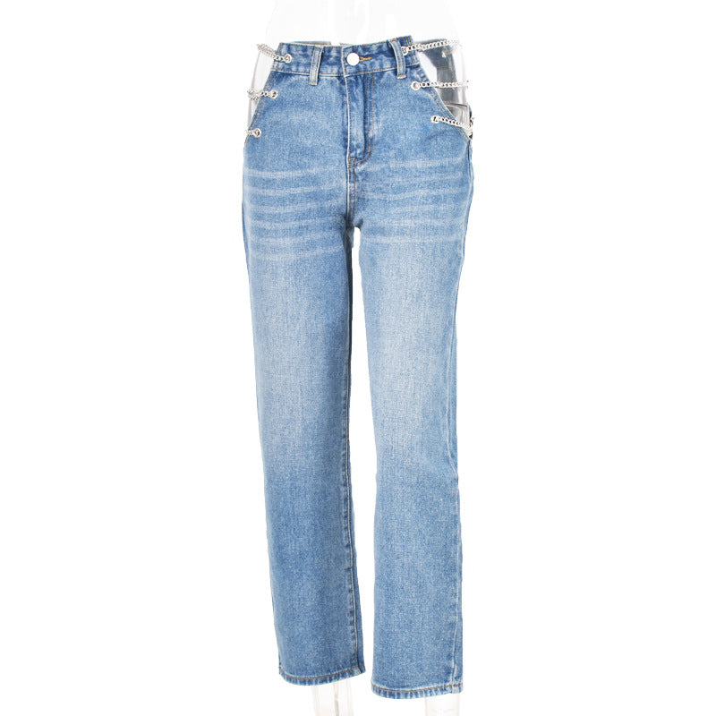 Simple Sexy High-Waist Slim Jeans