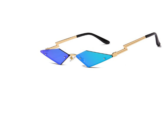 Rainbow Bridge Frameless Color Film Sunglasses