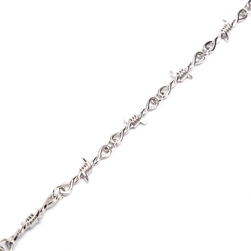 Punk Thorn Chain Choker Necklace Primordials