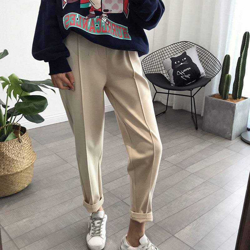 Casual Loose Wide-Leg Women's Trousers