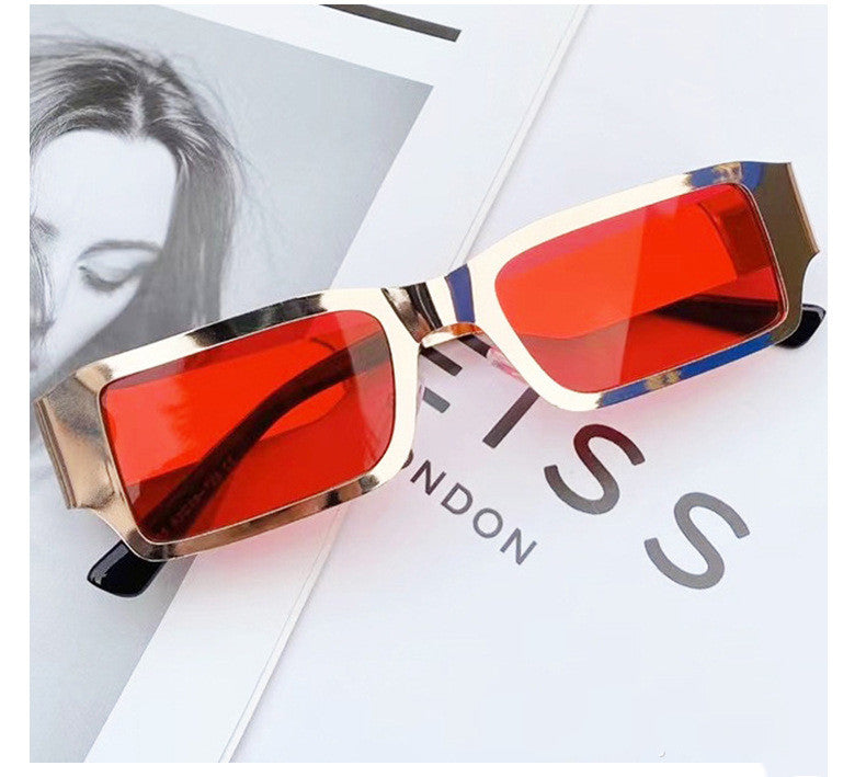 Metal Small Square Frame Glasses