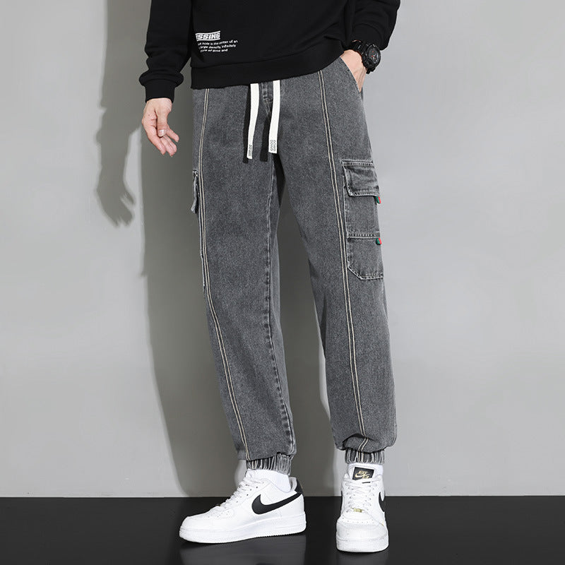 Retro Workwear Straight-Leg Jeans
