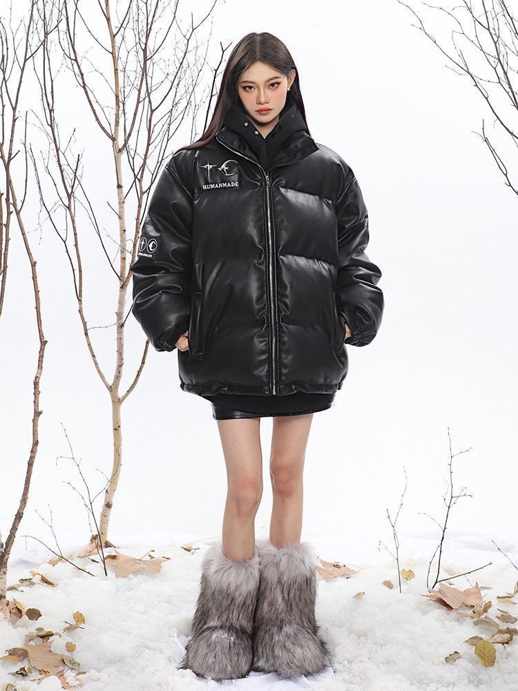 Thick Cotton Oversized Women's Puffer Coat