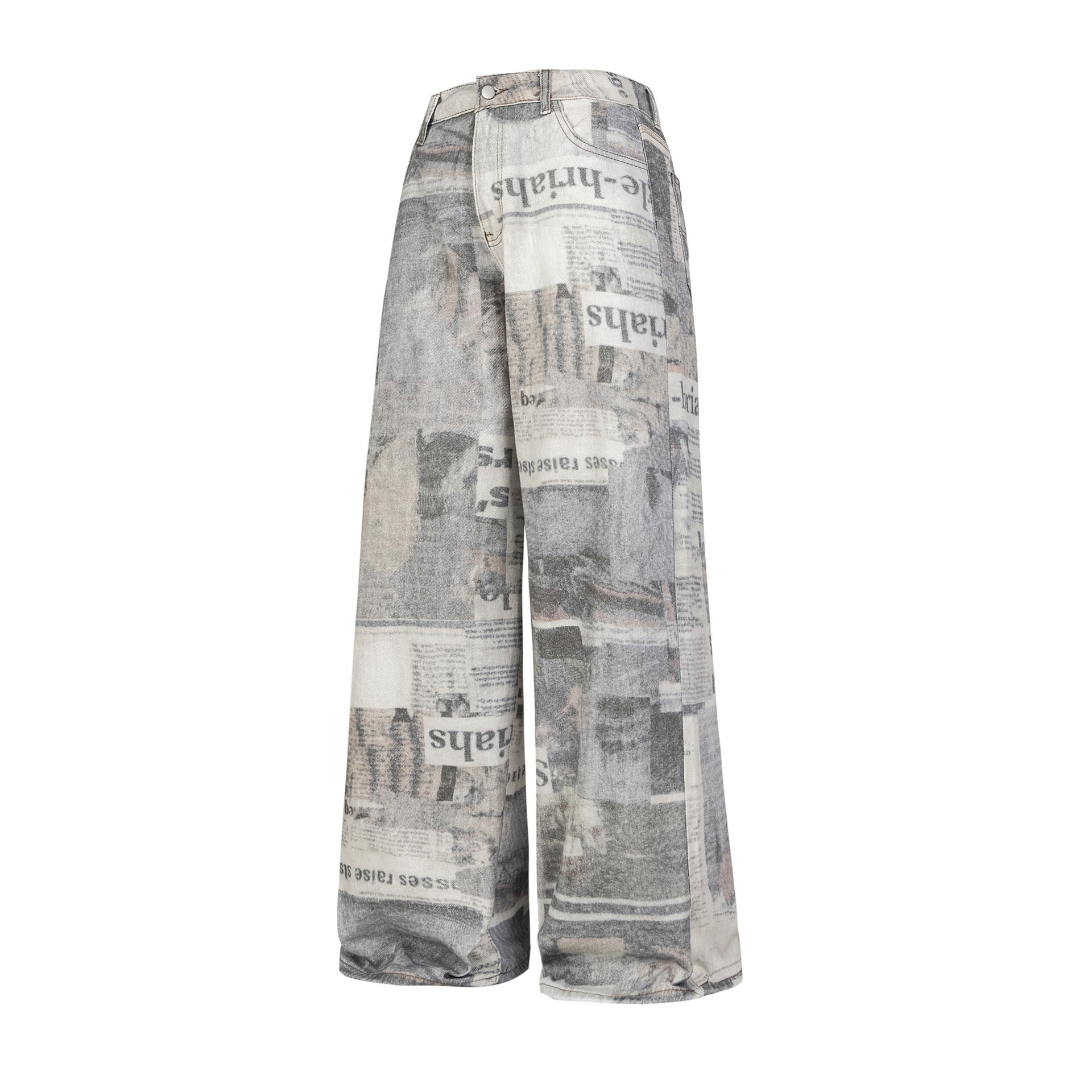 Wide-Leg Cotton Couple Trousers - Primordials