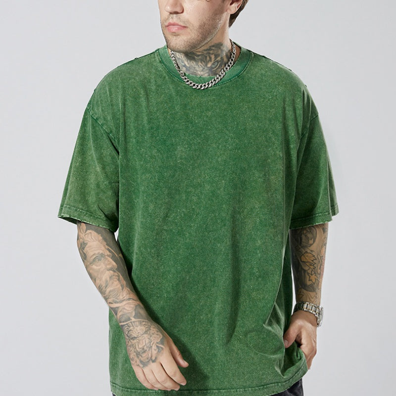 Men's Summer, Retro Streetwear, Loose Short-Sleeve