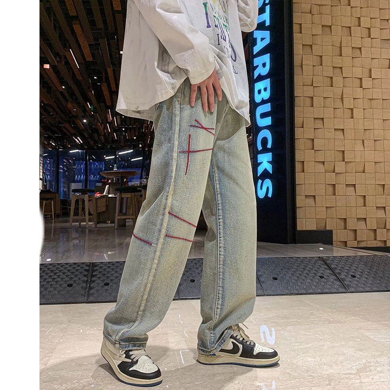 American Loose Straight-Leg Jeans