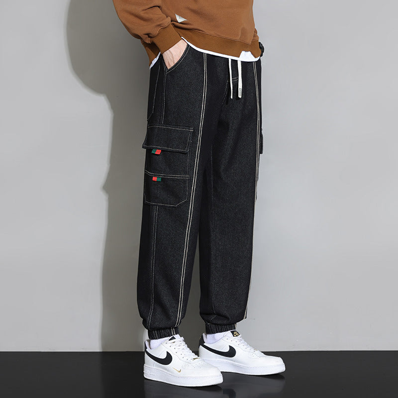 Retro Workwear Straight-Leg Jeans