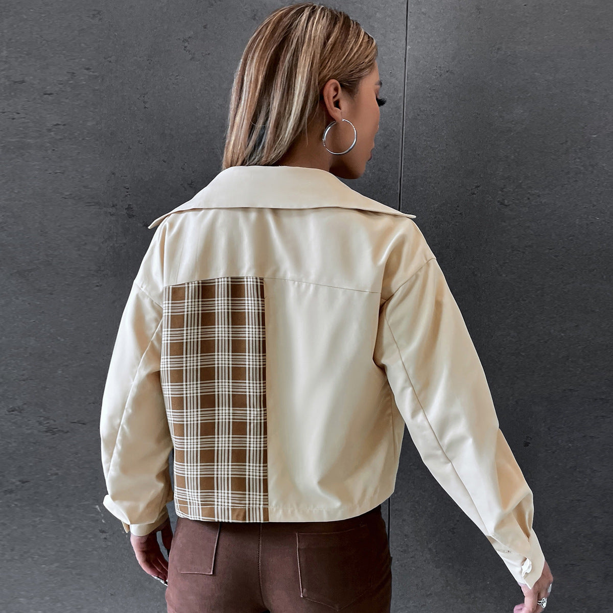 Single-Breasted Lapel Oversized Coat