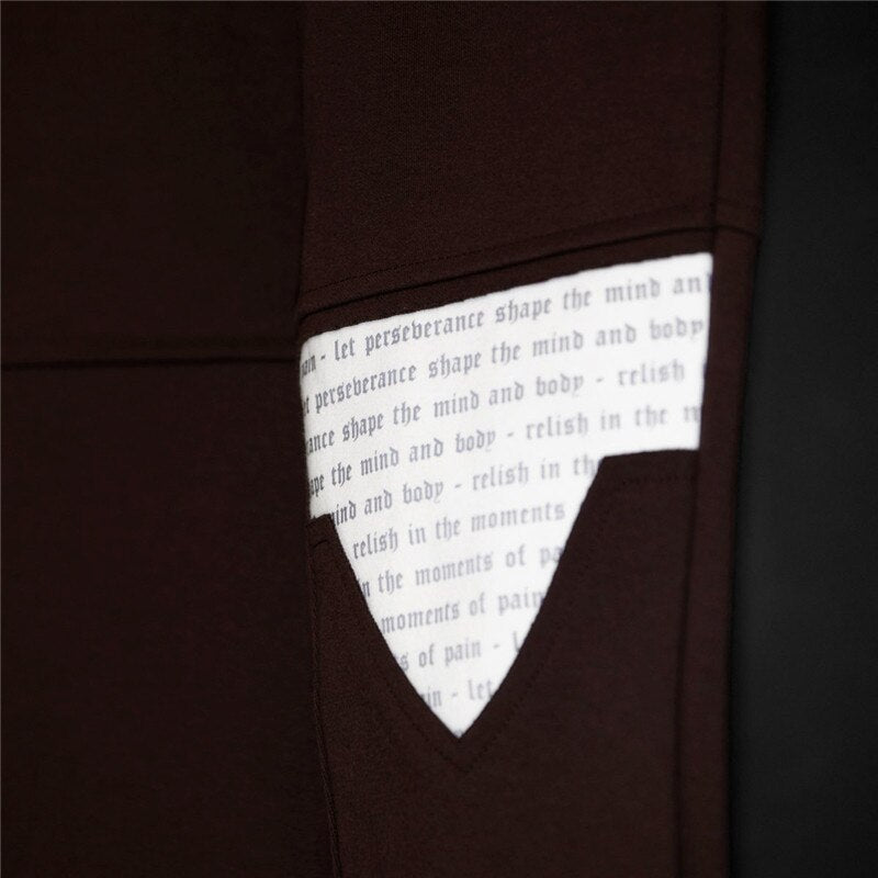 "Pain & Perseverance" Slogan Jogger Pants