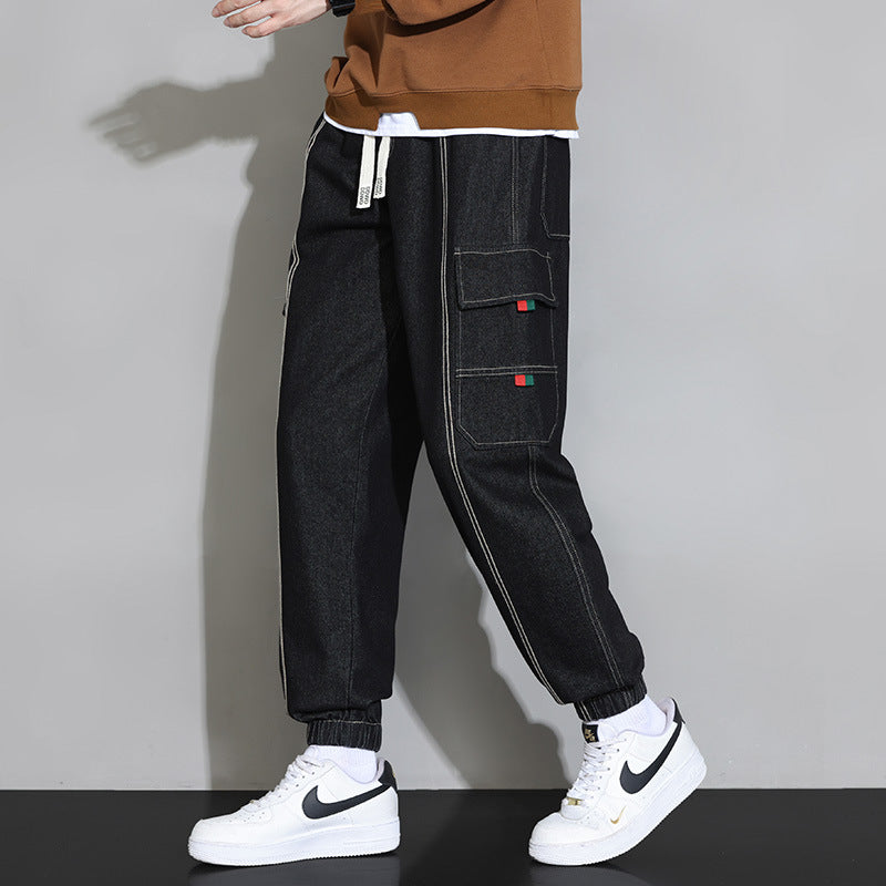 Retro Workwear Straight-Leg Jeans