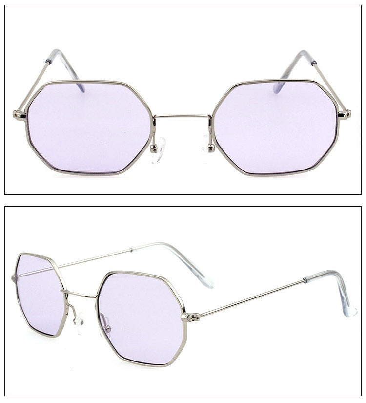 Polygonal Ocean Lens Streetwear Sunglasses