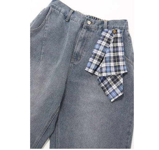 American Washed Distressed Loose Casual Pants