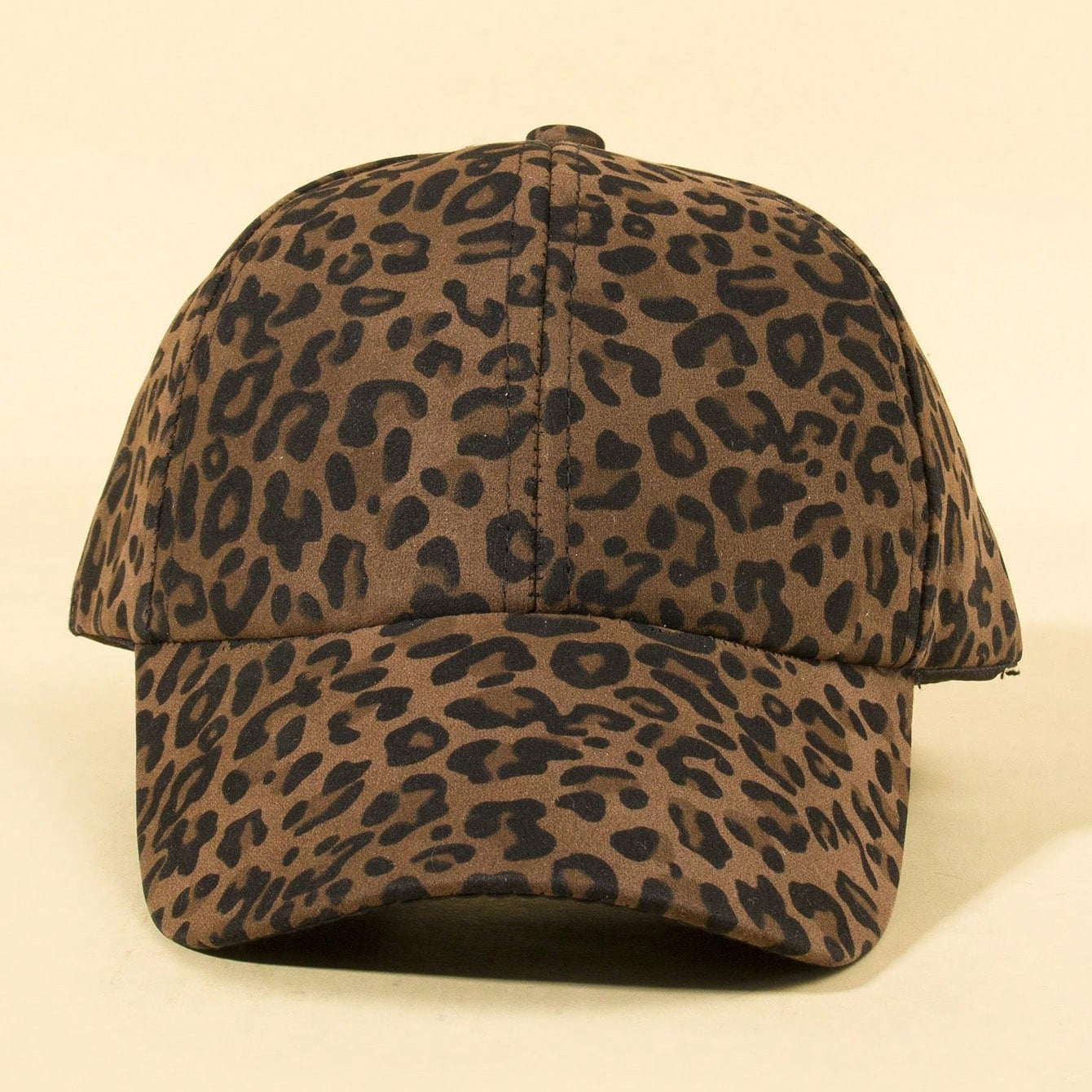 Full-Pattern Leopard Print Baseball Cap