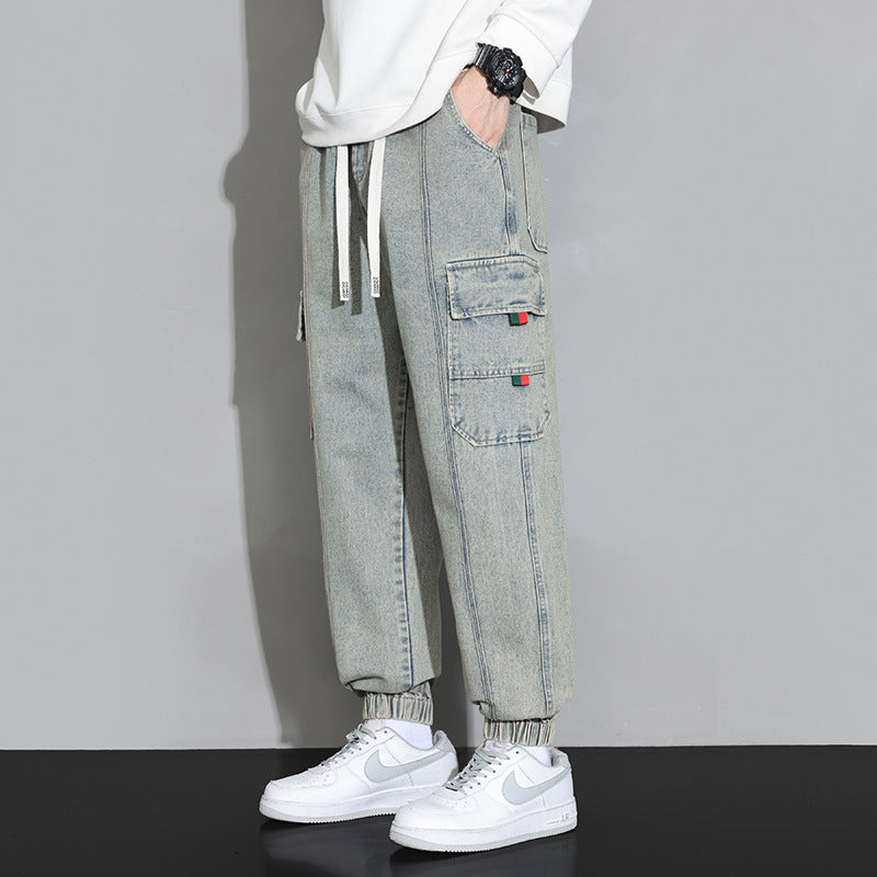Retro Workwear Straight-Leg Jeans