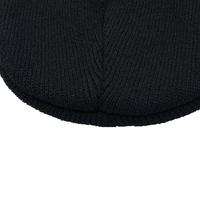 Warm Knit "Grinning Skull" Beanie Hat