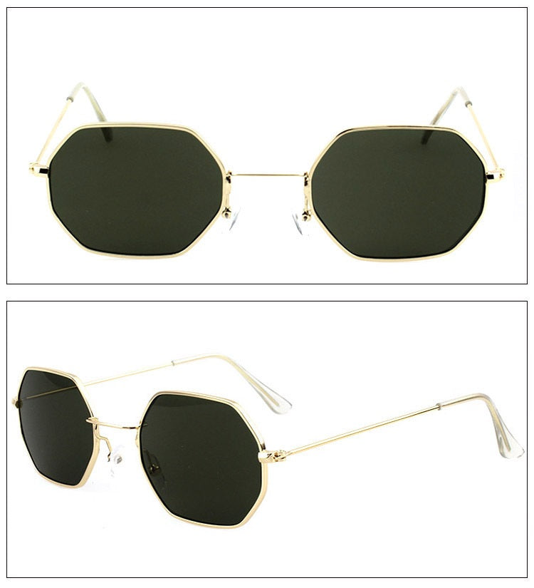 Polygonal Ocean Lens Streetwear Sunglasses