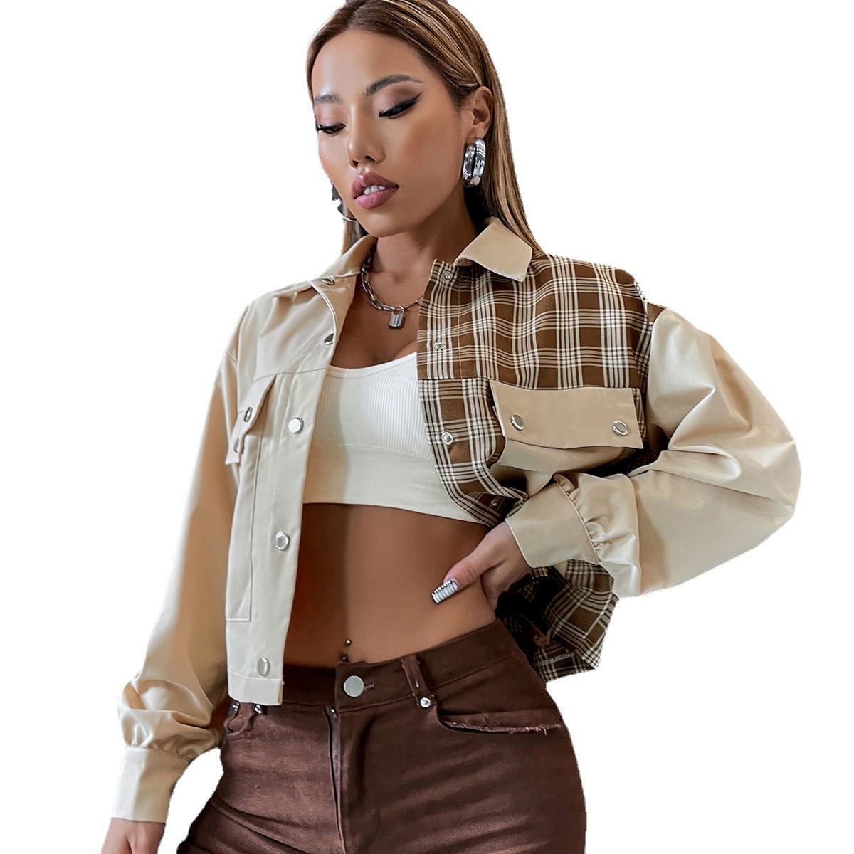 Single-Breasted Lapel Oversized Coat