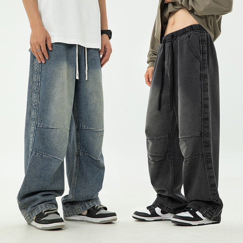 Japanese Pleated Drawstring Trousers
