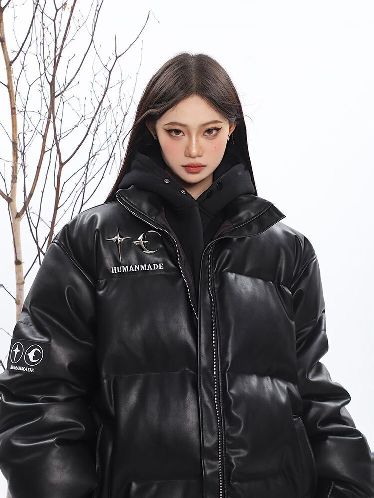 Thick Cotton Oversized Women's Puffer Coat