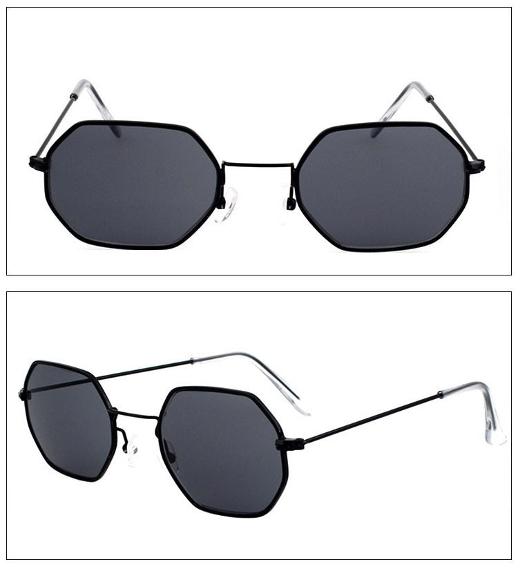Polygonal Ocean Lens Streetwear Sunglasses