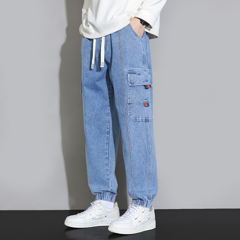 Retro Workwear Straight-Leg Jeans