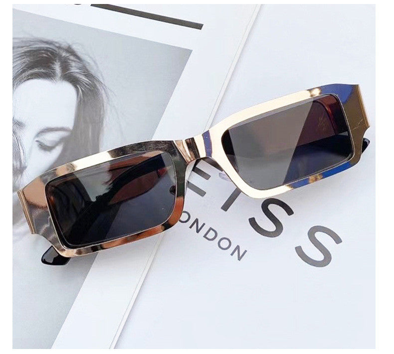 Metal Small Square Frame Glasses