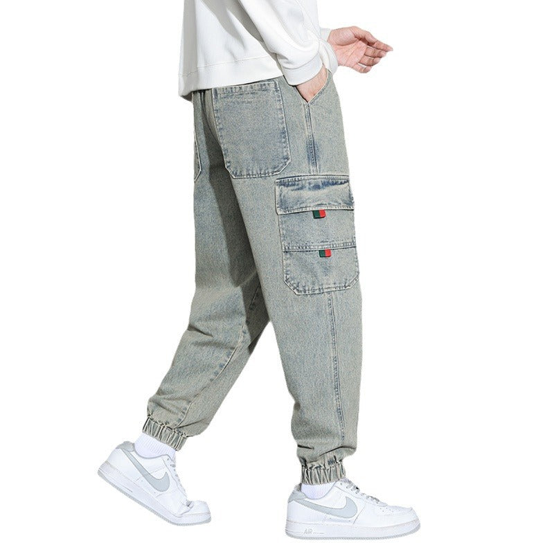 Retro Workwear Straight-Leg Jeans