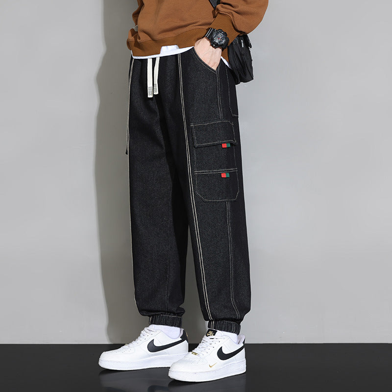 Retro Workwear Straight-Leg Jeans