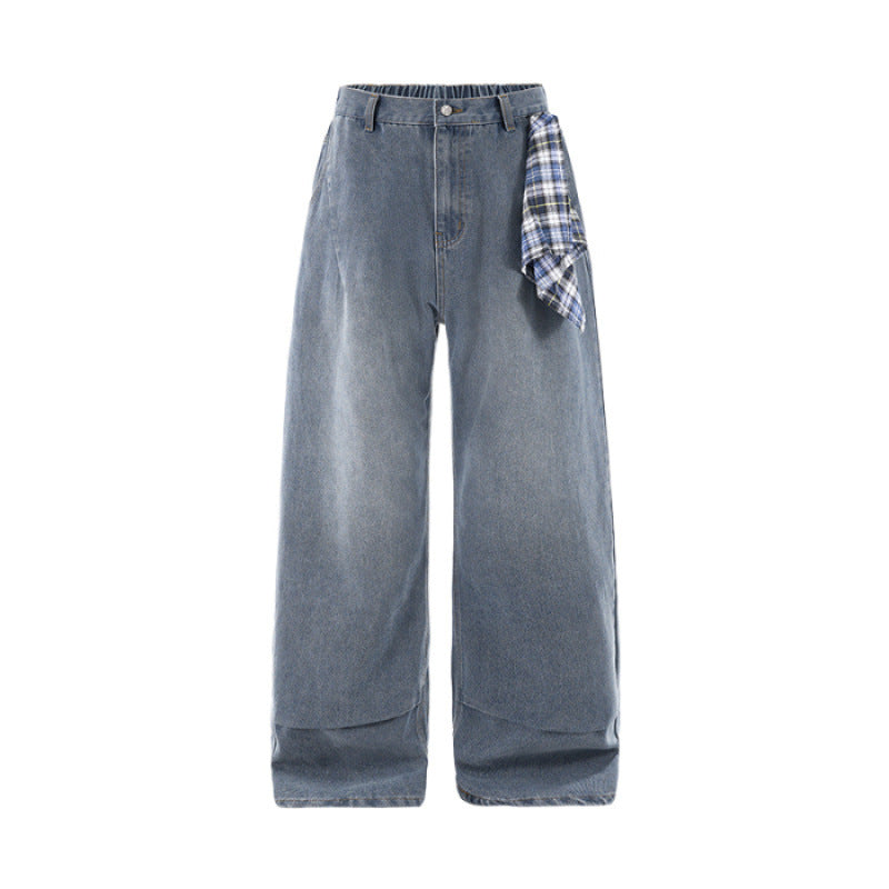 American Washed Distressed Loose Casual Pants