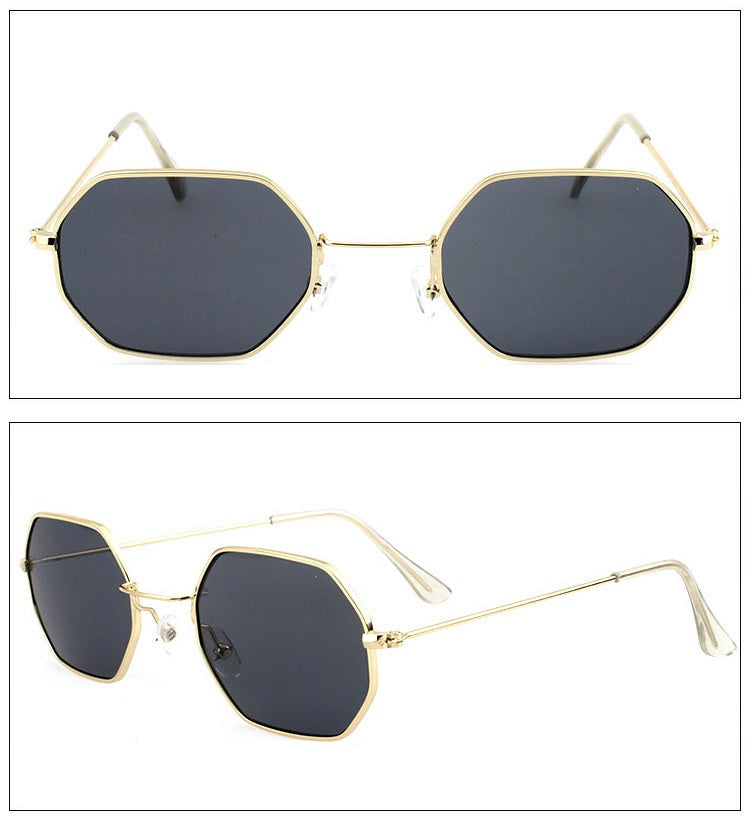 Polygonal Ocean Lens Streetwear Sunglasses