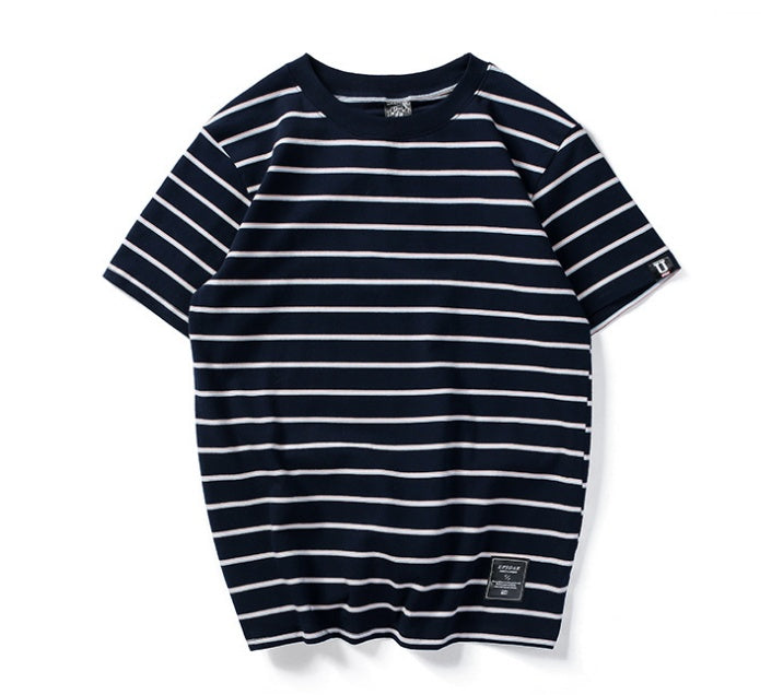 Harajuku Striped Casual Tee Primordials