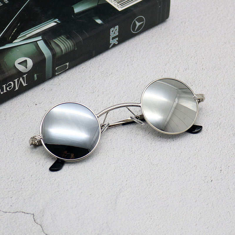 Round Steampunk Eye Protection Sunglasses