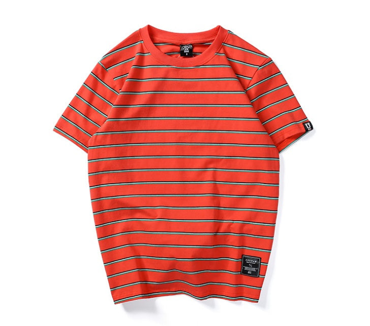 Harajuku Striped Casual Tee Primordials
