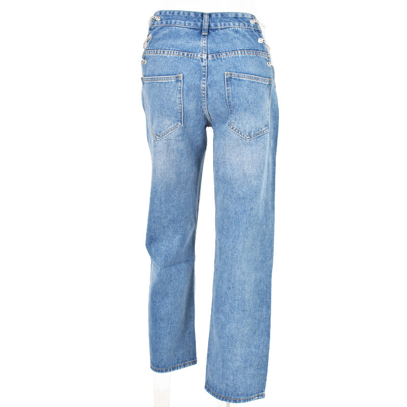 Simple Sexy High-Waist Slim Jeans