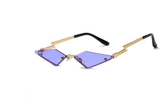 Rainbow Bridge Frameless Color Film Sunglasses