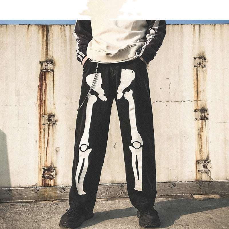 High-Waist Hip Hop Harem Denim Pants Primordials