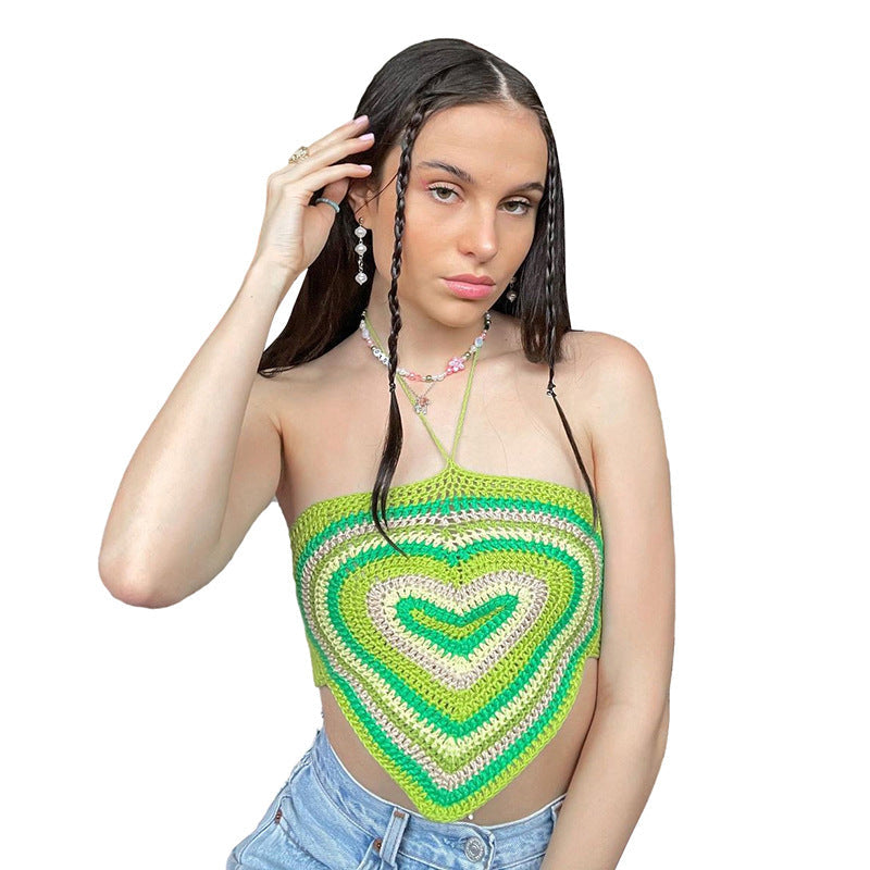 Sweet Patchwork Sexy Crop Top Primordials