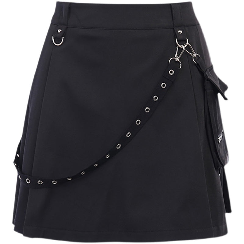 High-Waist Pocket Mini Skirt Primordials