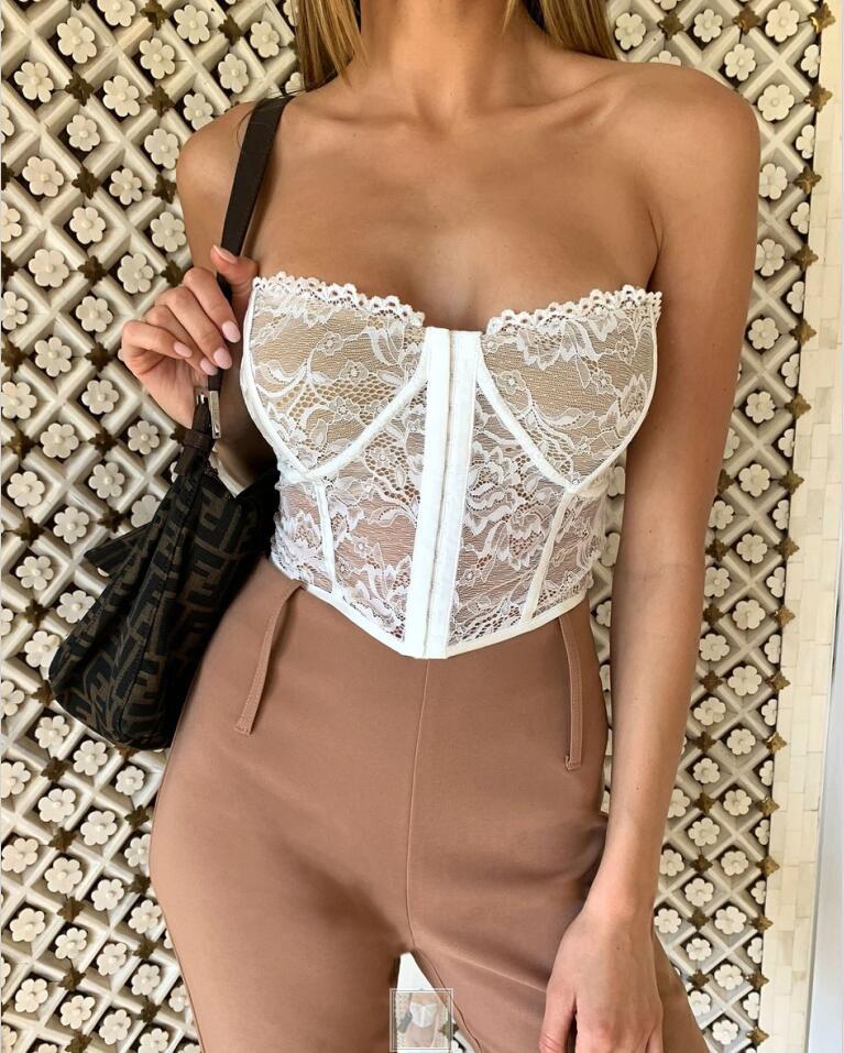 Floral Lace Corset Top Primordials