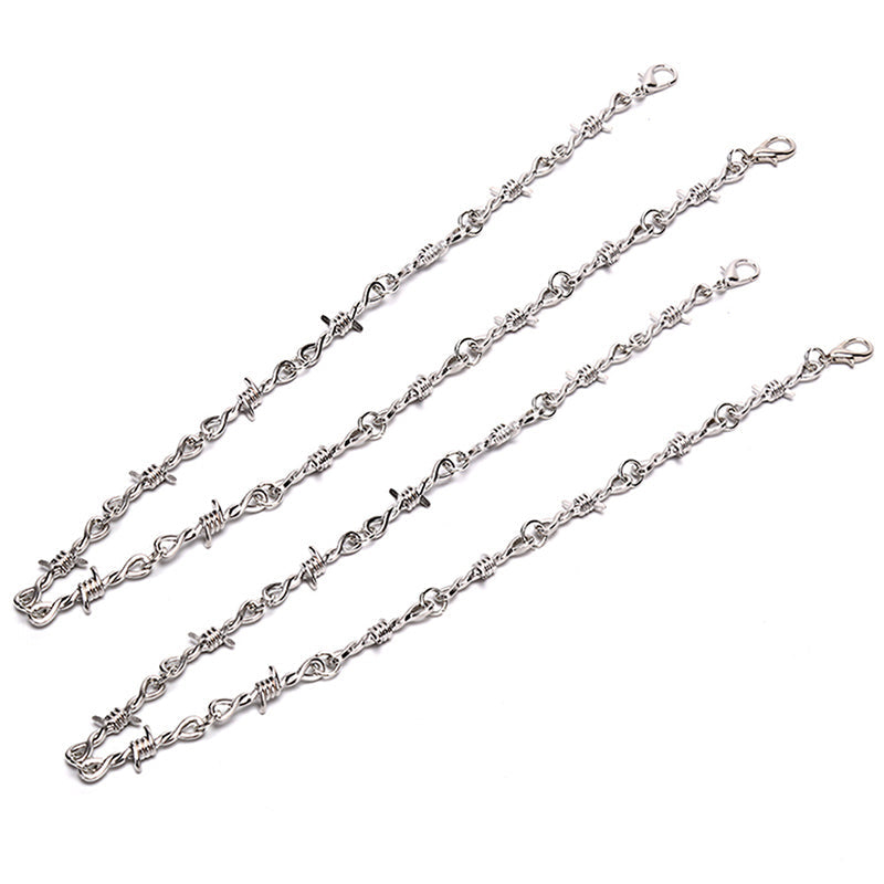 Punk Thorn Chain Choker Necklace Primordials