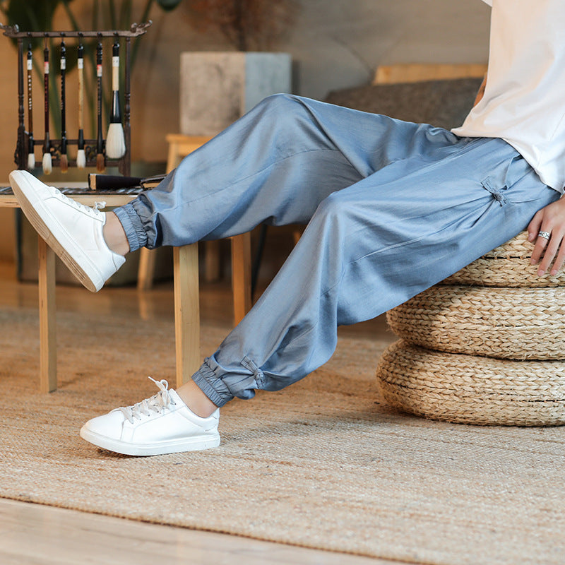 Chinese Style Men's Casual Pants - Whispering Winds