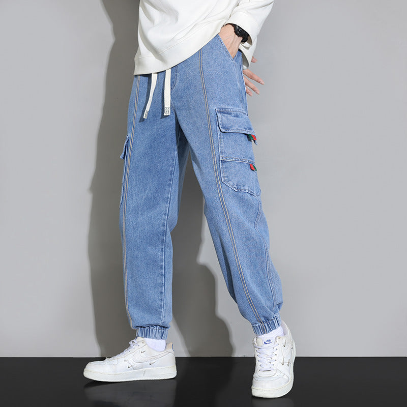Retro Workwear Straight-Leg Jeans