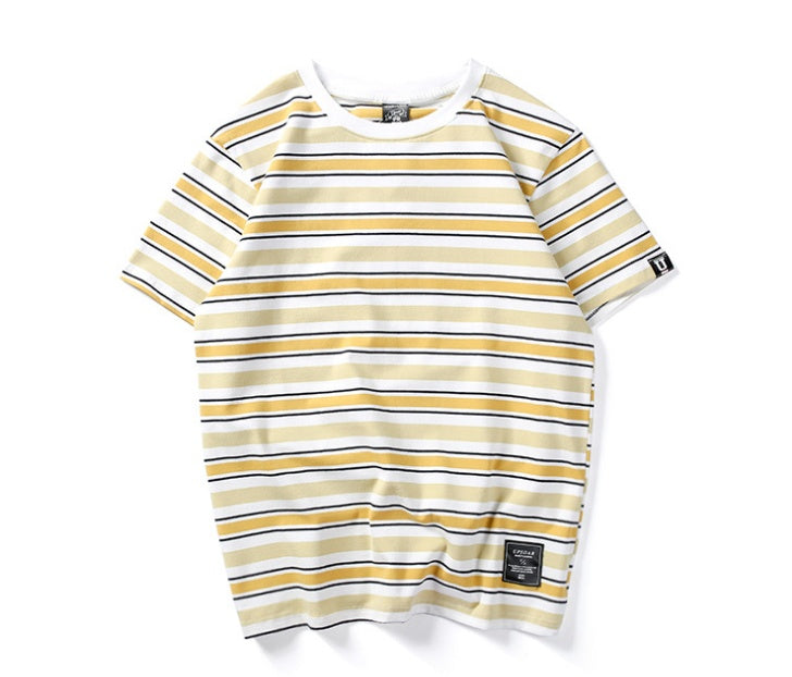 Harajuku Striped Casual Tee Primordials
