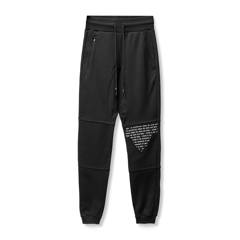 "Pain & Perseverance" Slogan Jogger Pants