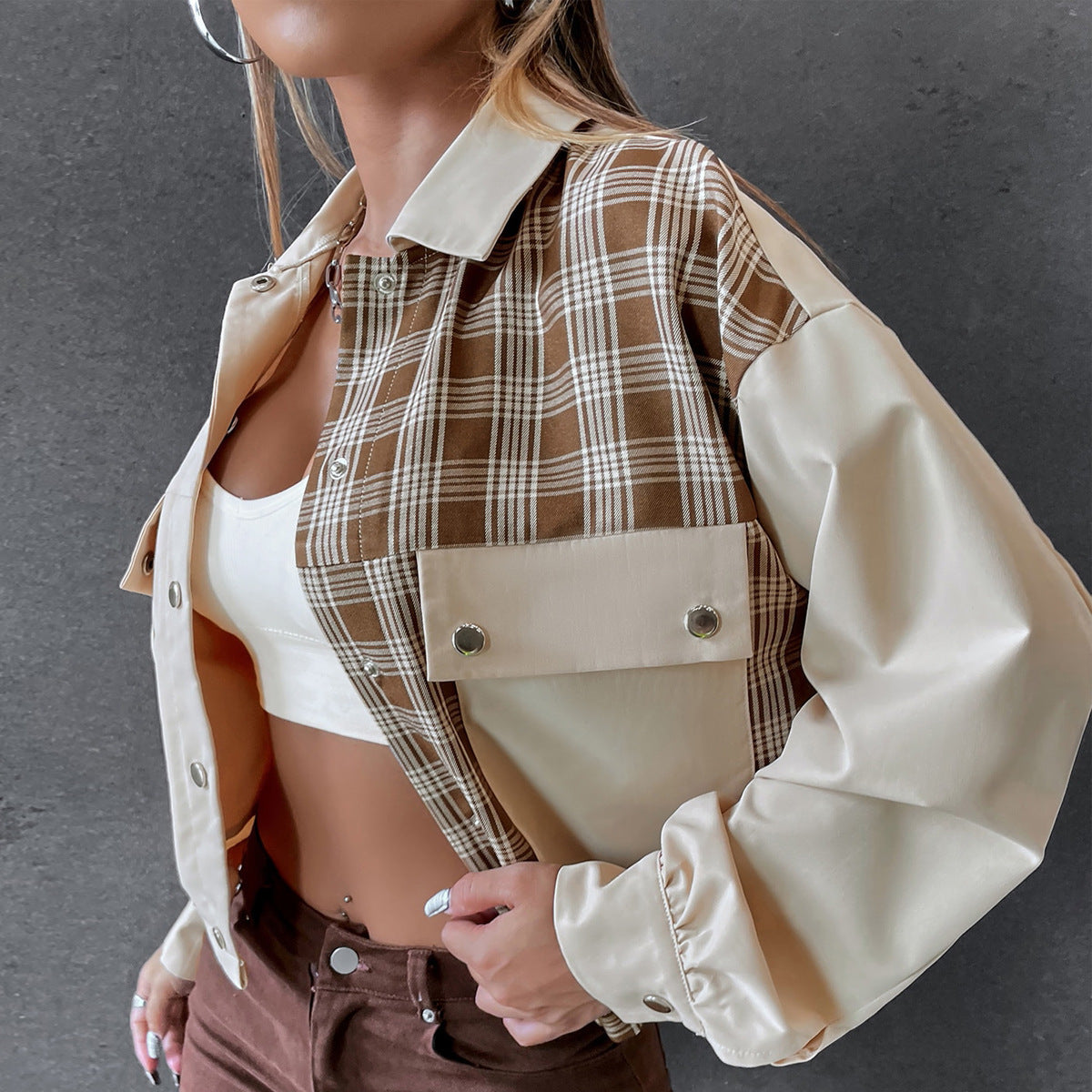 Single-Breasted Lapel Oversized Coat