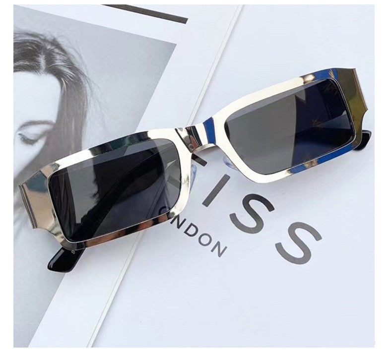 Metal Small Square Frame Glasses