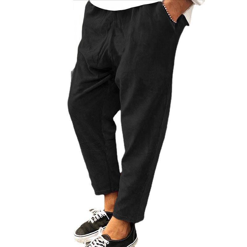 Winter Corduroy Streetwear Jogger Pants