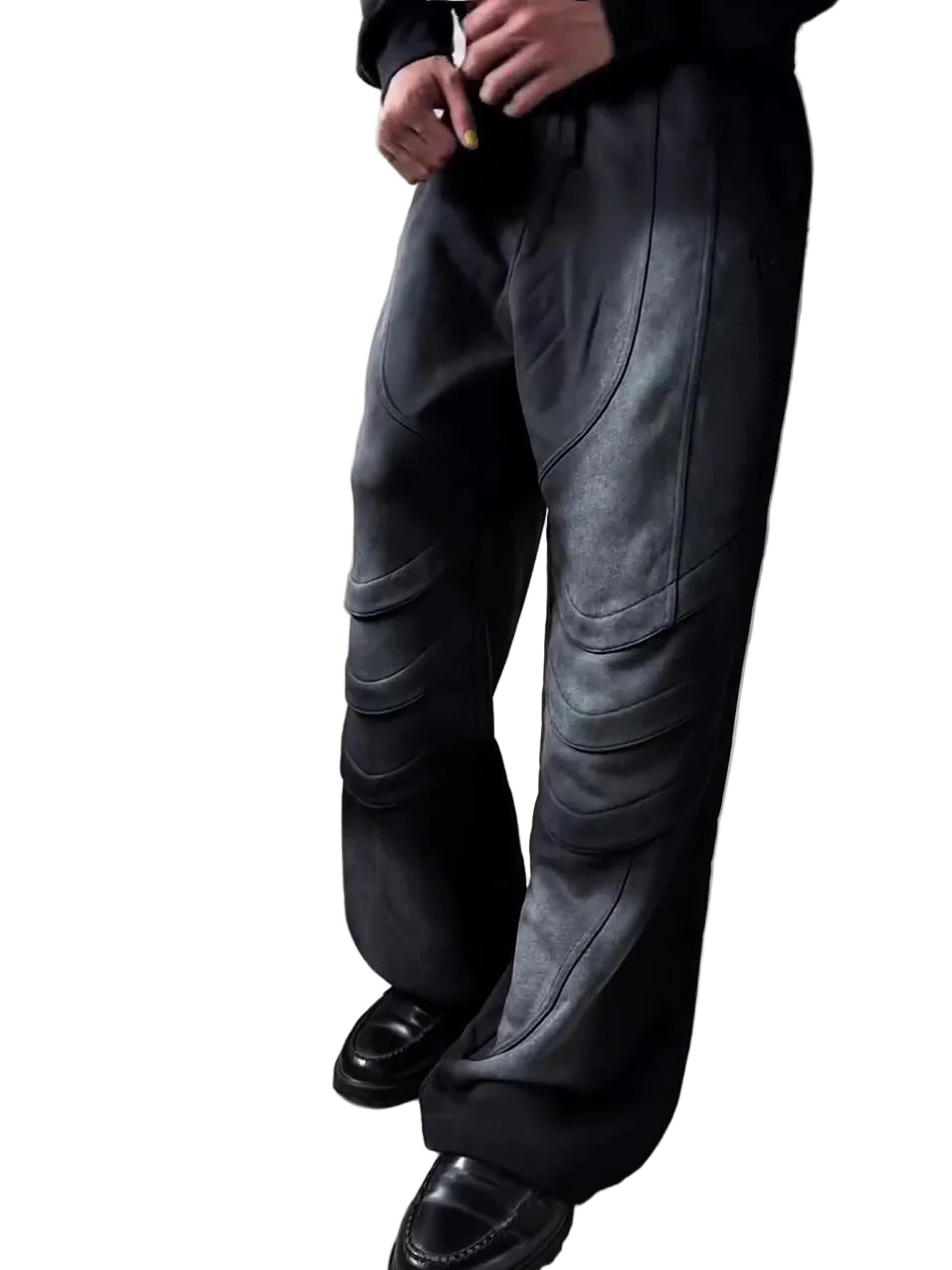 Avant-Garde Patchwork Casual Trousers