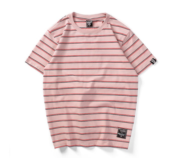 Harajuku Striped Casual Tee Primordials